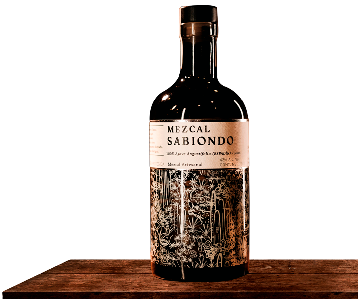 botella mezcal Sabiondo